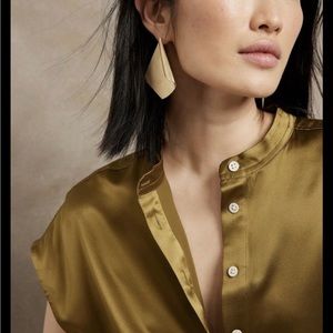 Banana Republic Serenade Tunic Silk Top